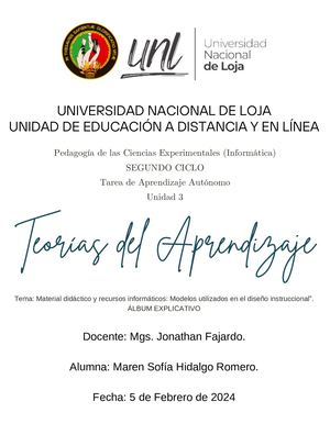 ÁLBUM MODELOS INSTRUCCIONALES