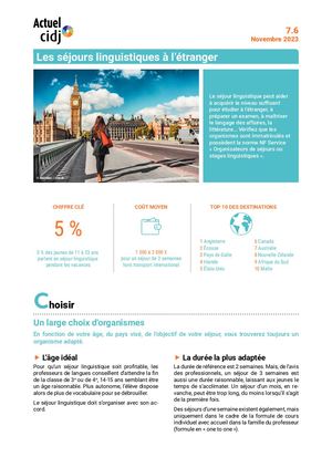 Les Sejours Linguistiques A L Etranger