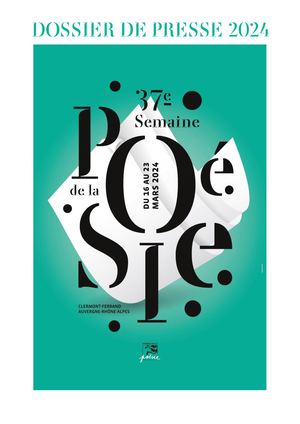 Dossier de presse_Semaine de la poésie 2024