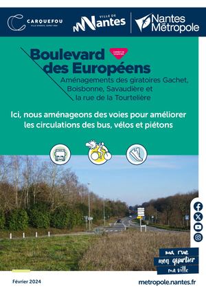 Travaux Boulevard des Européens