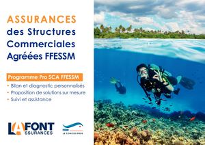 Plaquette Lafont FFESSM 2024