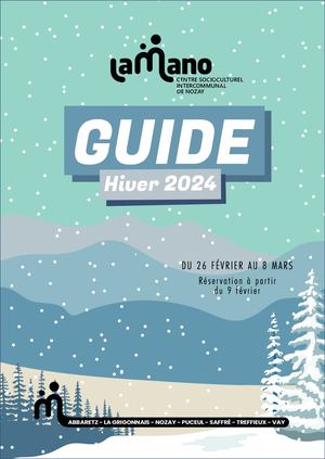 Programme hiver 2024 - LaMano Nozay