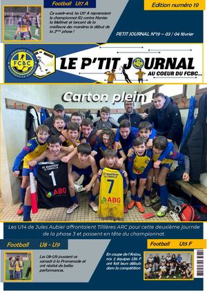 Petit Journal N19  -   03 Février 2024