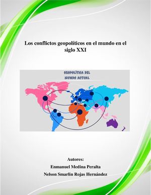 Los Conflictos Geopolíticos En El Mundo En El Siglo Xxi