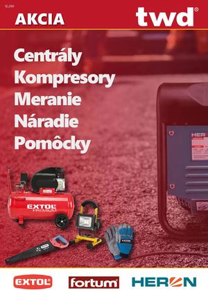 Centrály, Kompresory, Meranie, Náradie, Pomôcky 2023 twd SK s.r.o.