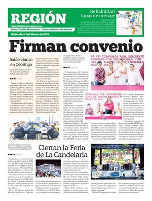 Región Miercoles 07 De Febrero De 2024