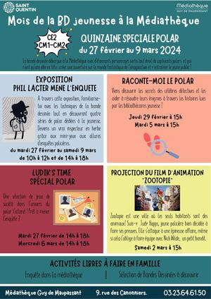 Mois de la BD Ce2 Cm1 Cm2