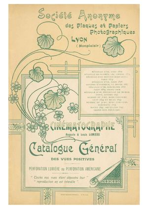 Catalogue Lumiere 1901