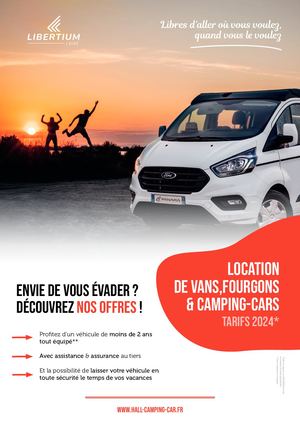 Location van, fourgon, camping-car | 2024