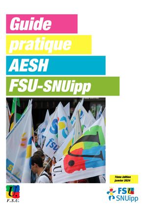 Guide Aesh Janvier 2024