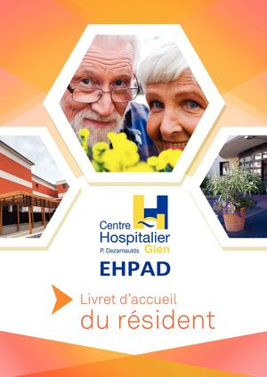 Ch de Gien - Livret Ehpad 2024
