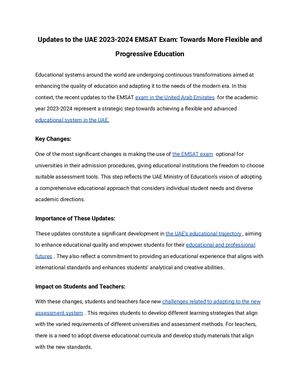 Updates To The Uae 2023 2024 Amsat Exam Towards More Flexible And Progressive Education