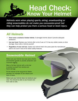Winter Sports Safety Fact Sheet