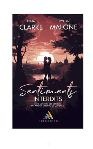 Sentiments Interdits - Lena Clarke / Kyrian Malone - Roman lesbien 2023
