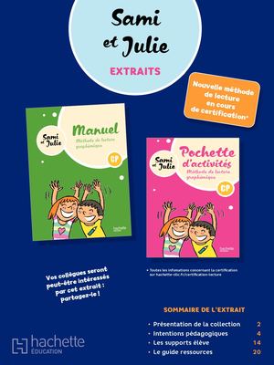 Doc promo Sami et Julie méthode de lecture