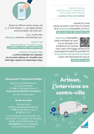 Solutions Stationnement Artisans La Rochelle