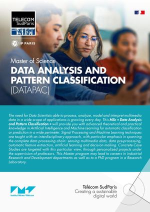 Master of Science Data Analysis and Pattern Classification (DATAPAC)