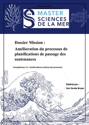 Dossier Mission 2 Master Oceano