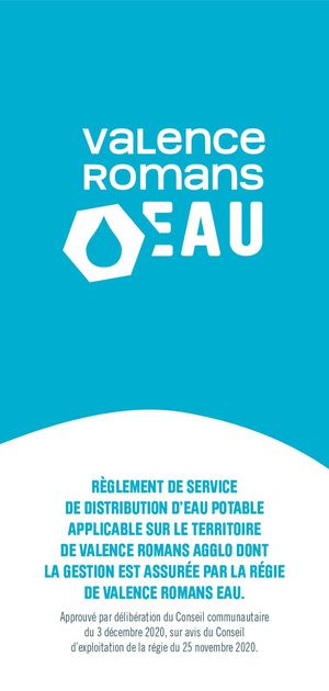 Reglement De Service Valence Romans Eau