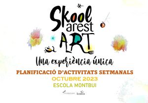 Planificació D'activitats Setmanals Octubre'23 Escola Montbui