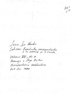 Caja 13 Revista Sin Nombre Coleccion Nilita Vientos