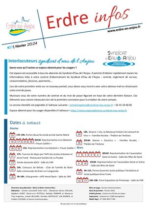 Erdre Infos n°27 - février 2024