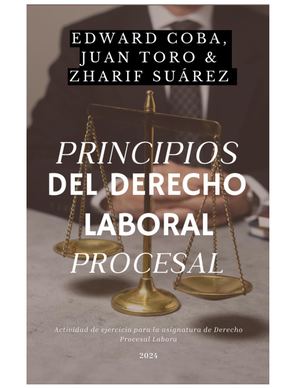 Principios del Derecho Procesal Laboral