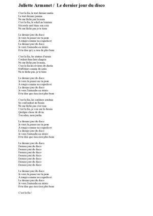 1 Juliette Armanet : Le Dernier Jour Du Disco