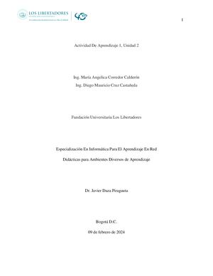 Actividad 1. Unidad 2,