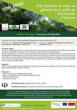 APVA | Fiches Projets de la CFT