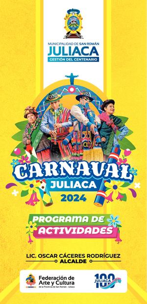 Programa de Actividades Carnaval Juliaca 2024