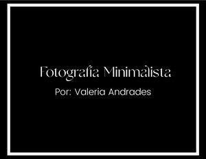 Fotografía Minimalista Valeria