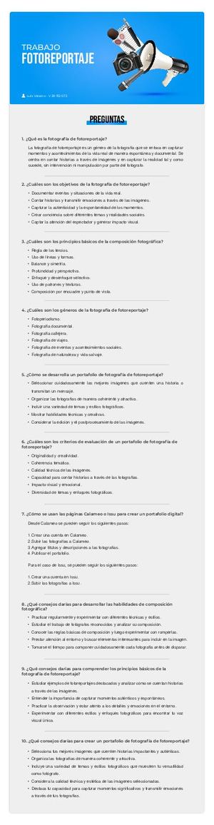 Trabajo Fotoreportaje Luis Velazco