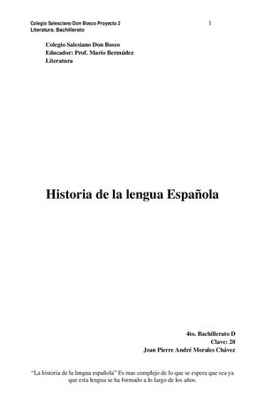 Literatura Jean Pierre Andre Morales Chavez 4to Bachillerato D Clave 28