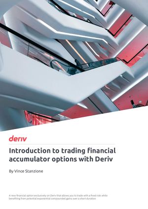 Accumulator Options Deriv Ebook by Vince Stanzione