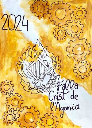 Llibret falla Crist de l'Agonia 2024