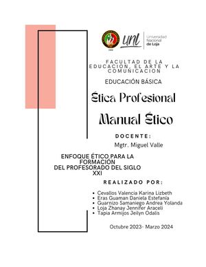 Enfoque ético para la formación del profesorado del siglo  XXI