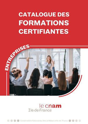 Catalogue Formations Entreprise Cnam Idf