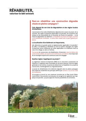 Rehabiliter Valoriser Le Bati Existan