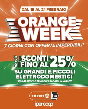 Volantino Expert In Orange Week valido dal 15 al 21 febbraio