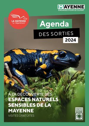 Agenda des sorties 2024 - À la découverte des Espaces Naturels Sensibles de la Mayenne