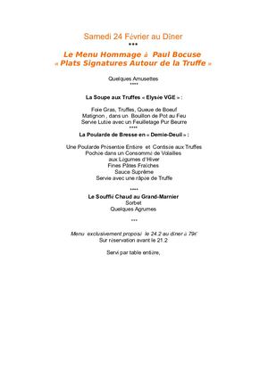 Texte Bocuse