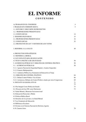 Informe De Rendición De Cuentas Tercer Periodo Legislativo Jaime Raúl Salamanca