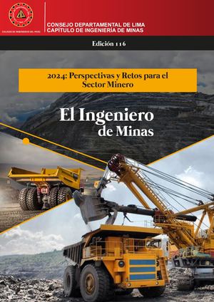 Revista El Ingeniero De Minas Edición 116