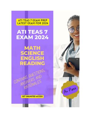 ATI TEAS 7 Exam For 2024