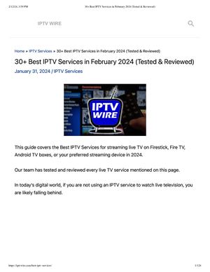 30+ Best Iptv Services In 2024 (Tested & Reviewed)
