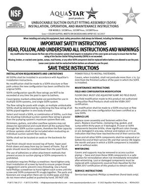 Paramount _SOFA Instructions Channel Drains - IN031 042923