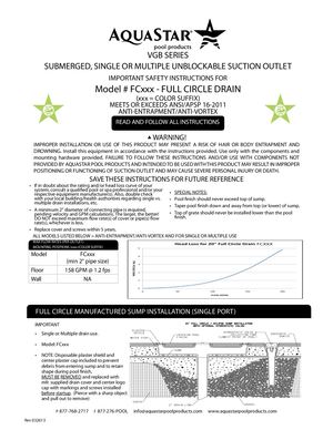 VGB 2008 FCxxx Full Circle Instruction - IN014 032613