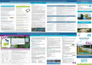 Dépliant Fédération Pêche Loiret 2024