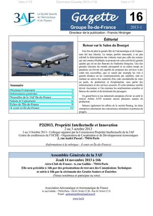 Gazette 2013-1 n°16 3AF-IdF
